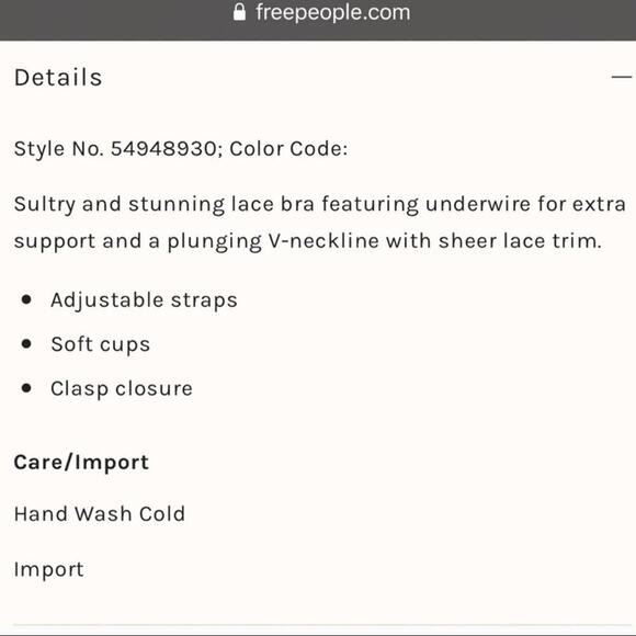 Free People Size XS Sexy Lace Alyssa Underwire Bra In Fuschia Fantastic Pink - Picture 5 of 11